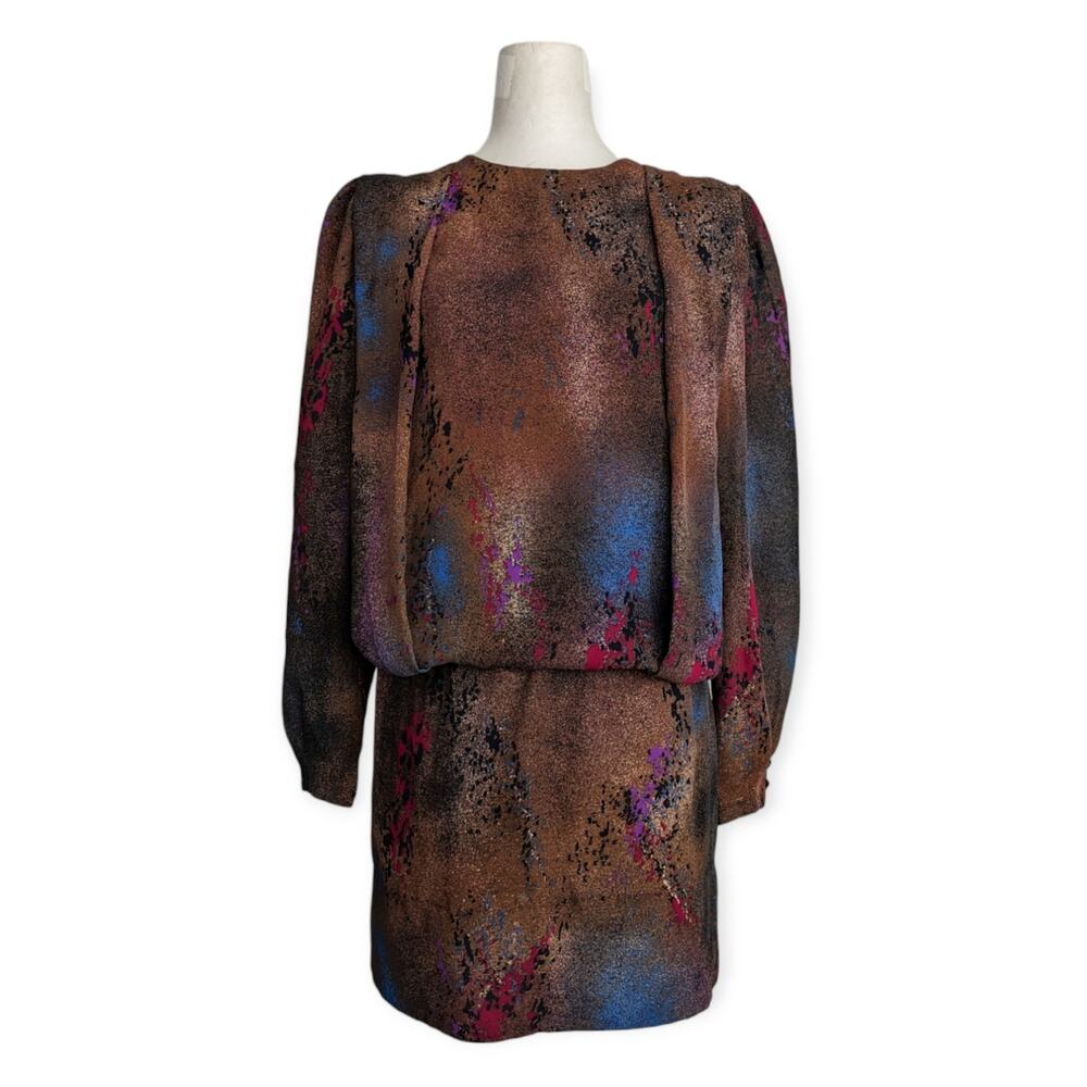 Avant Garde 70s 80s Blouson Dress